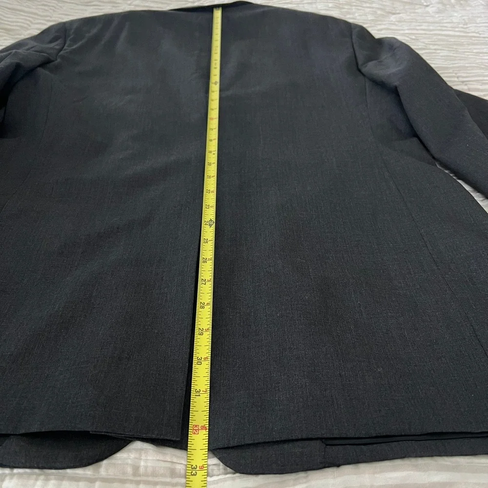 Gerald Austin Dark Gray Men's Suit 42L Jacket‎ Blazer 3 Button Smart Business